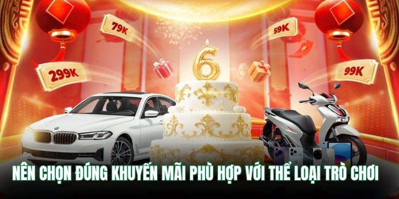 Nên chọn đúng khuyến mãi phù hợp với thể loại trò chơi 